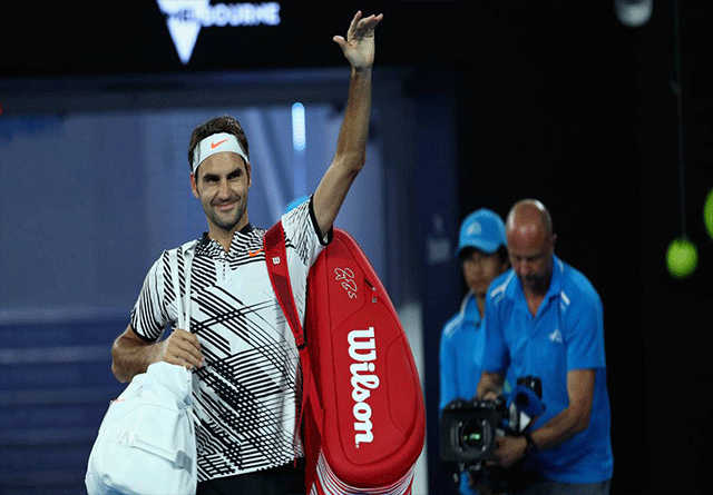 Roger Federer debuto en grande en Australia
