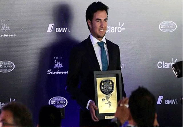 Sergio Pérez fue nombrado mejor piloto de América en FIA Awards
