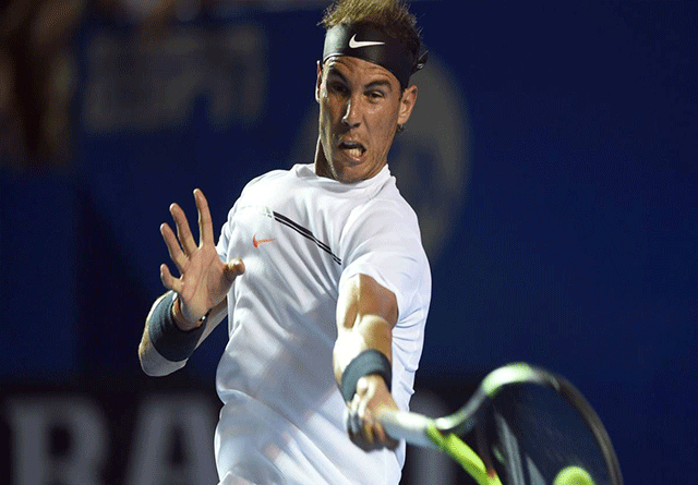 Rafael Nadal no tendrá descanso hasta llegar a Roland Garros