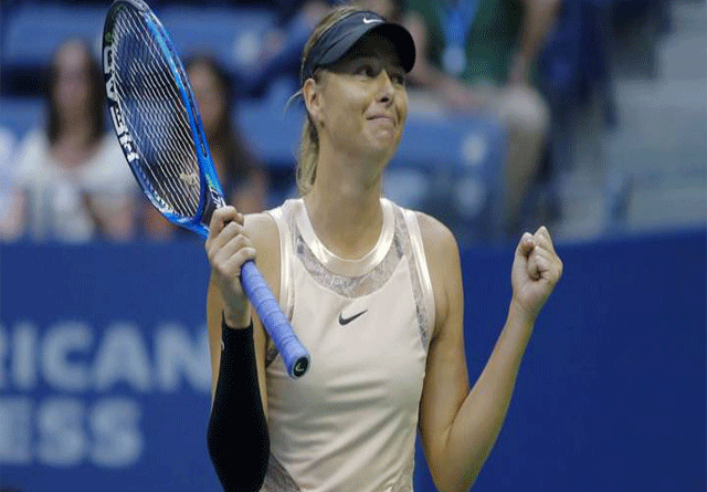 Maria Sharapova está en tercera ronda del US Open
