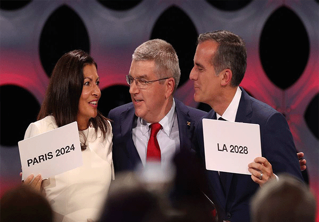 Paris y Los Ángeles las próximas sedes de los juegos Olímpicos