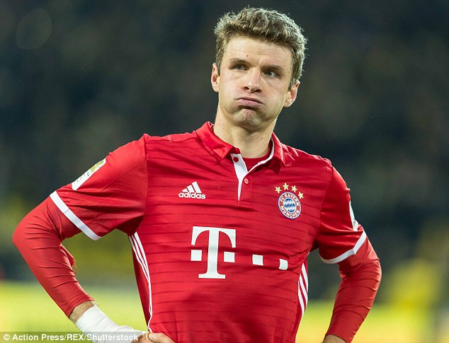 Müller fuera de acción por tres semanas