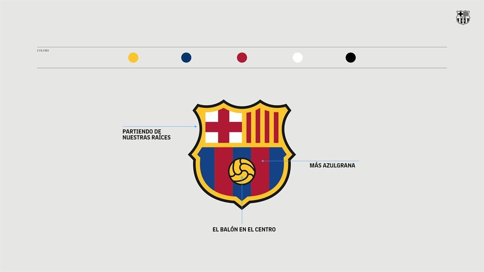Barcelona propondrá a sus socios actualizar diseño de su escudo para próxima temporada