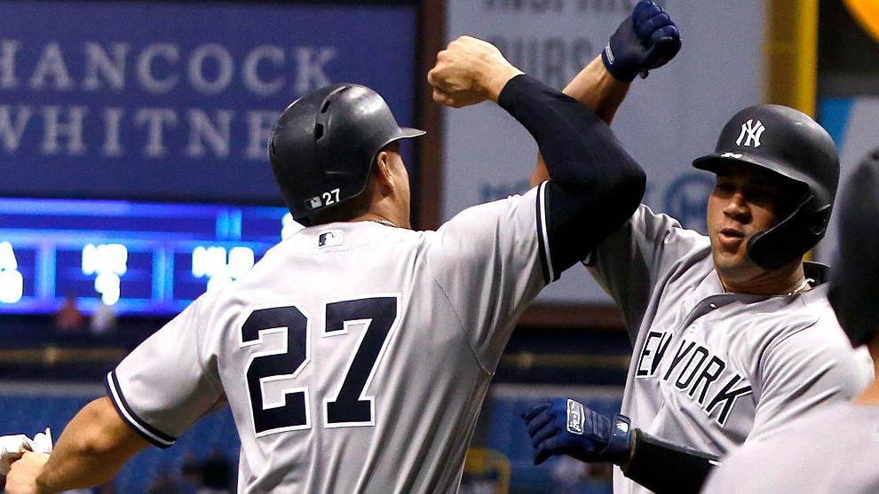 Gary Sánchez y Luis Severino encabezan victoria de Yankees sobre Rays