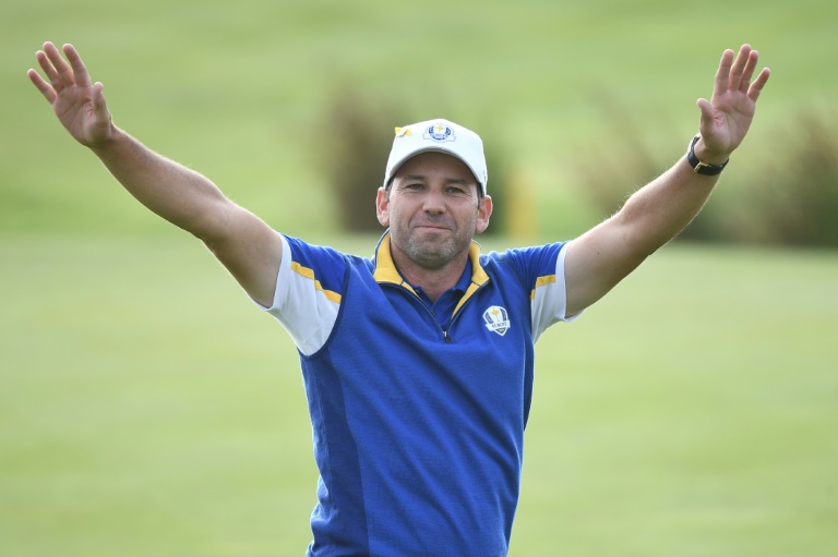 Golfista español Sergio García gana por tercera vez consecutiva Valderrama