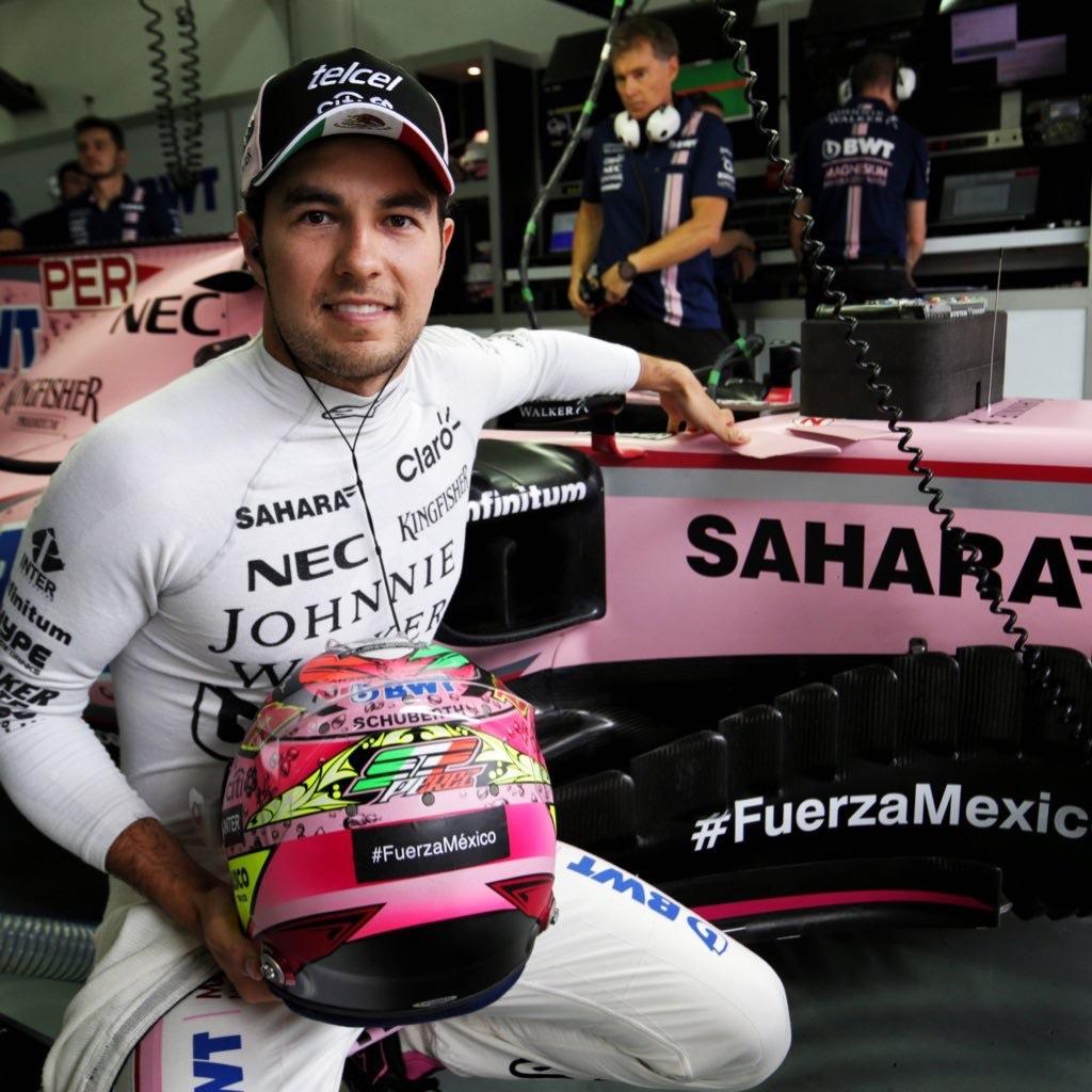 Piloto Sergio Pérez seguirá con Force India tras firma extensión de contrato