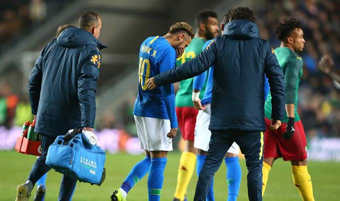 Neymar cree que su lesión en el amistoso contra Camerún “no fue nada grave”