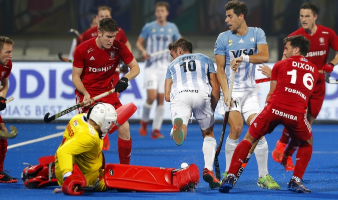 Argentina queda fuera del Mundial Masculino de Hockey tras caer contra Inglaterra