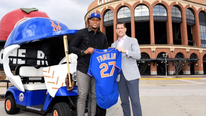 Dominicano Jeurys Familia se expresa contento de volver a Nueva York con los Mets
