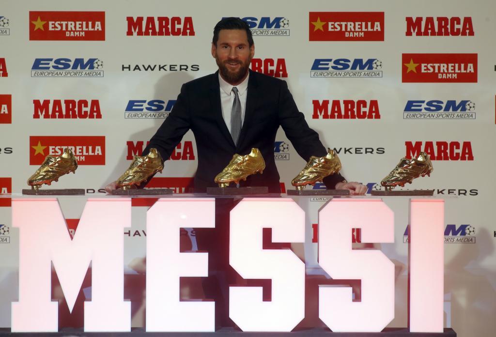 Lionel Messi se convierte en el único jugador en ganar cinco Bota de Oro