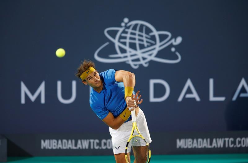 Rafael Nadal cae ante Kevin Anderson en Mubadala de Abu Dabi
