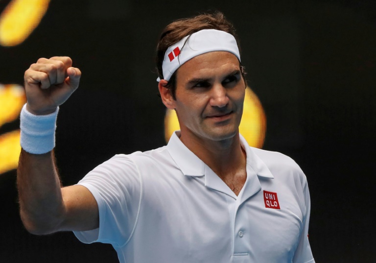 Tenista Roger Federer clasifica para la tercera ronda del Abierto de Australia