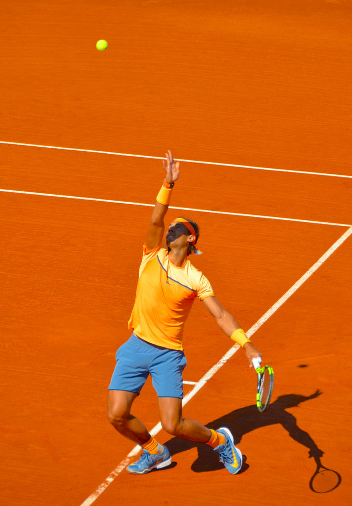 Tenista Rafael Nadal cambia la mecánica del saque en el 2019