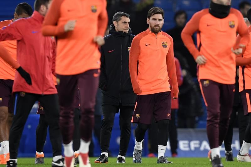 Ernesto Valverde: “Messi está muy bien, hoy ha entrenado perfectamente”