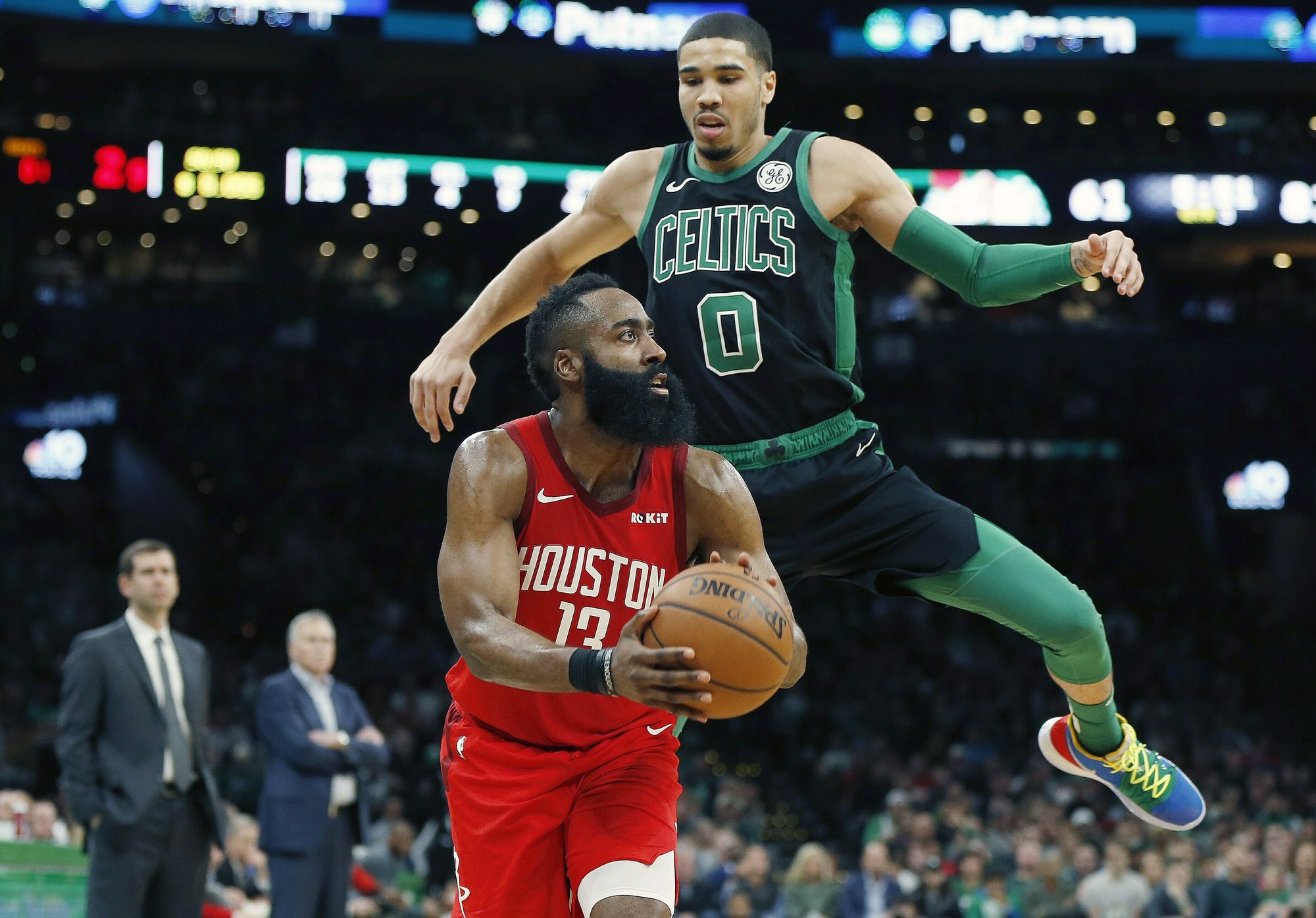 Houston Rockets derrotan a Celtics de Boston; Harden anota 42 puntos