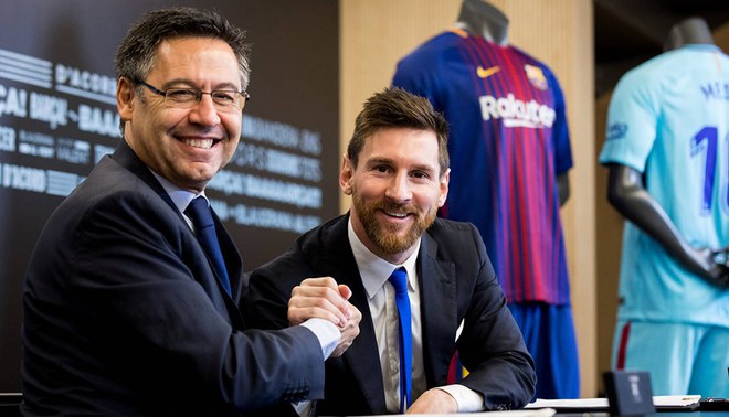 Josep Maria Bartomeu quiere a Lionel Messi “Para siempre” en el Barcelona