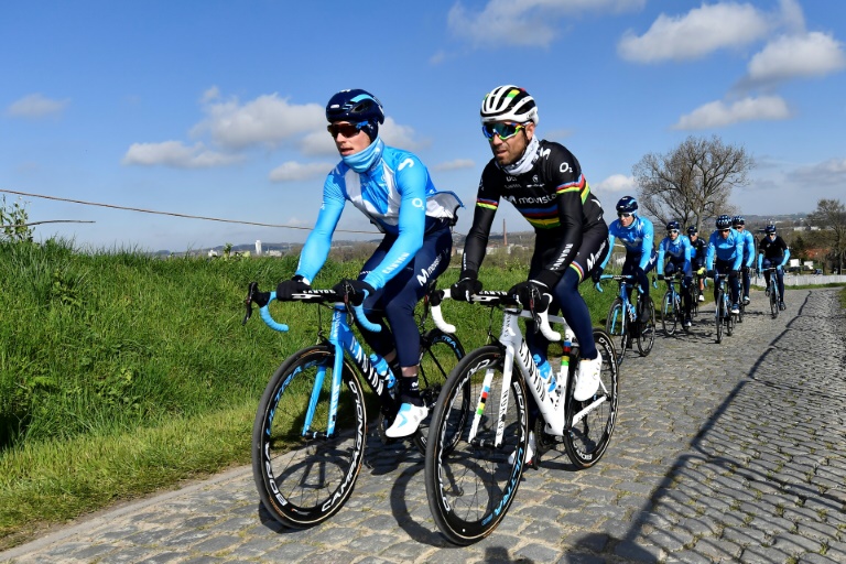 Ciclista Alejandro Valverde participará en su primer Tour de Flandes el domingo