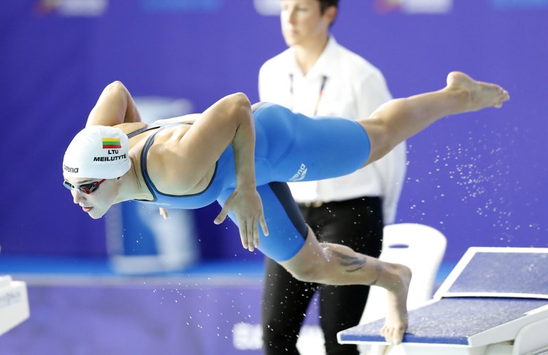 La Campeona olímpica lituana Ruta Meilutyte anuncia su retiro de la natación