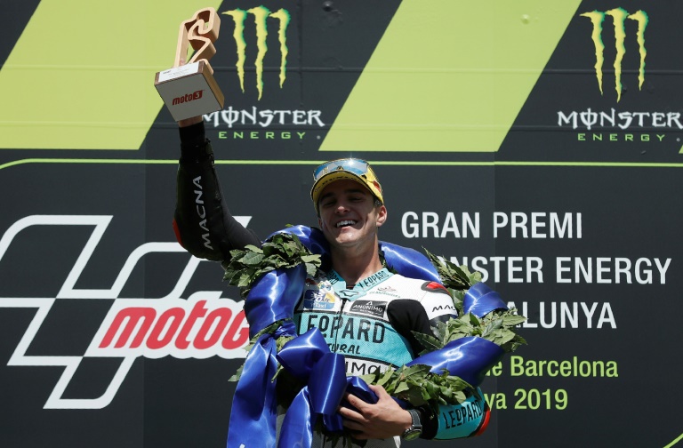 Motociclista Marcos Ramírez gana el Gran Premio de Cataluña de Moto3