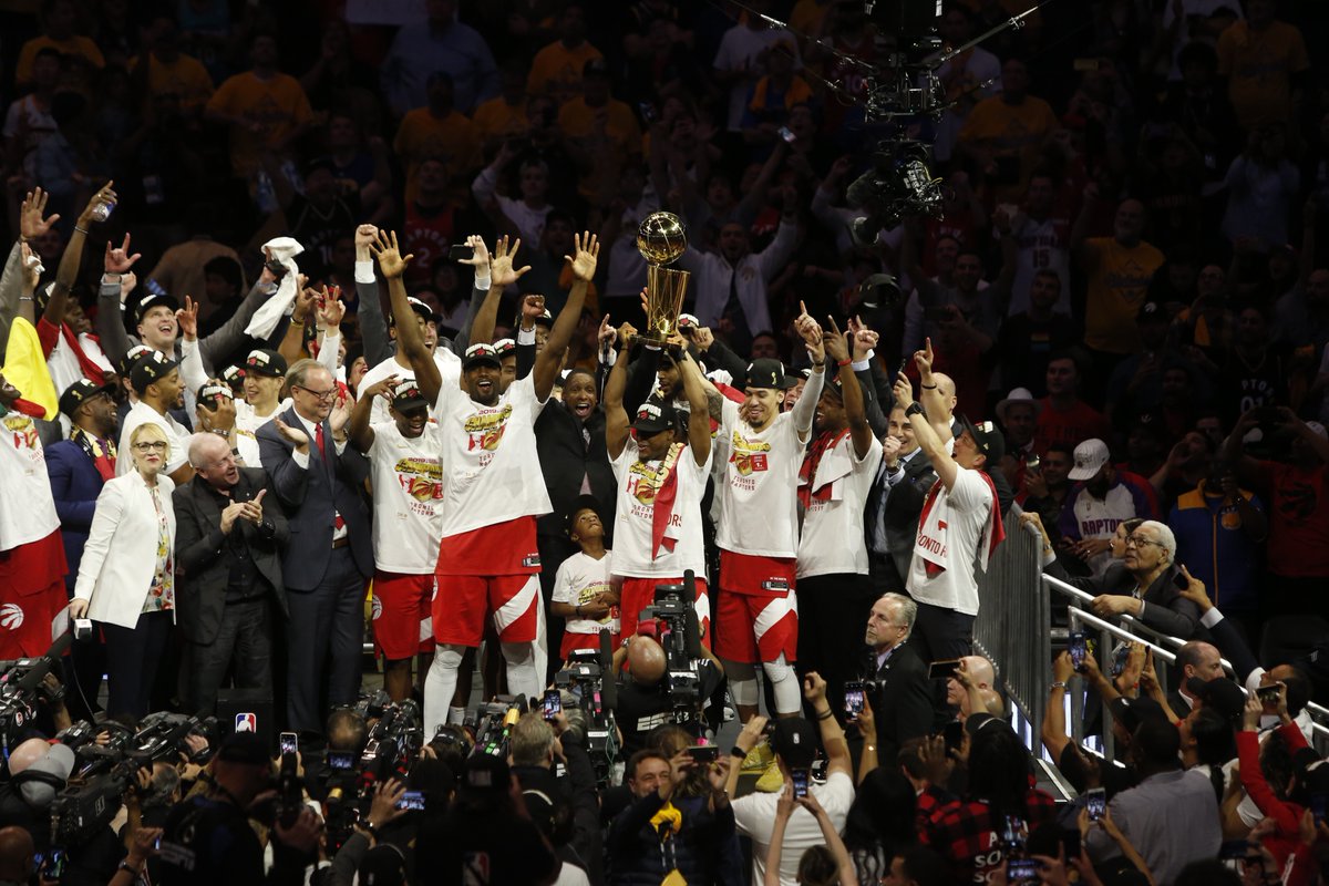 Toronto Raptors ganan su primer campeonato de la NBA; primer título para un equipo no estadounidense