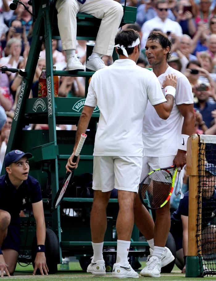 Roger Federer derrota a Rafael Nadal por tercera vez en Wimbledon y logra la final contra Novak Djokovic