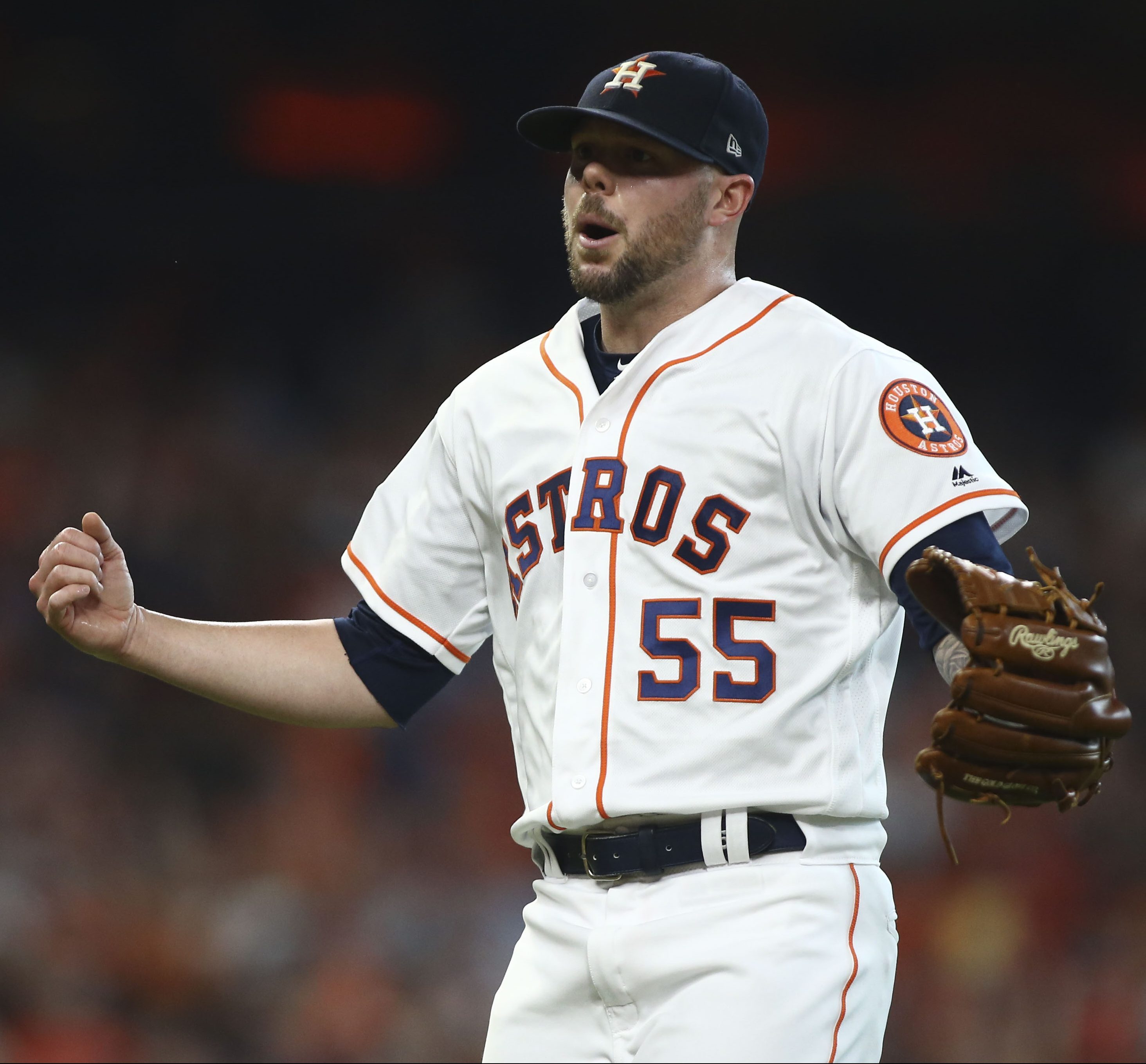 Astros de Houston colocan a Ryan Pressly en la lista de lesionados