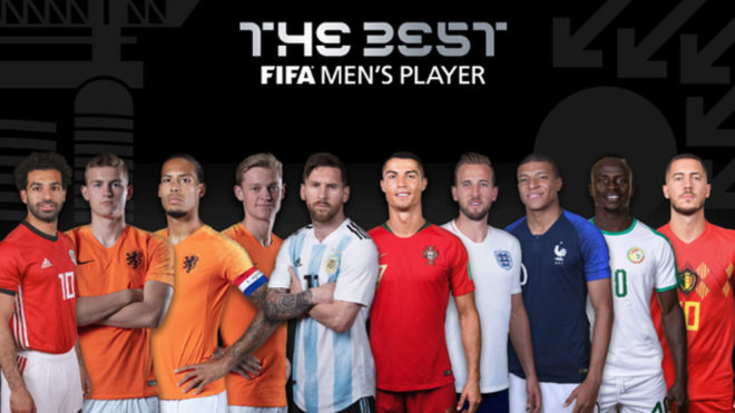 Lionel Messi, Cristiano Ronaldo, Eden Hazard y Kylian Mbappe, candidatos al “The Best” Mejor Jugador