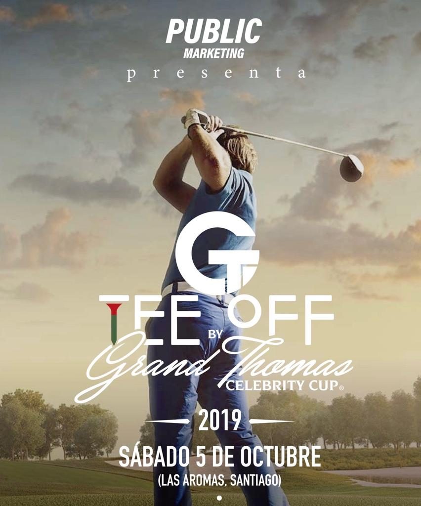 Anuncian la celebración del torneo de golf “Tee Of By Grand Thomas Celebrity Cup” en Santiago