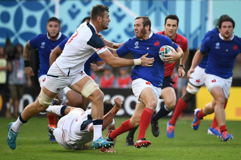 Francia derrota a Estados Unidos en el Mundial de Rugby