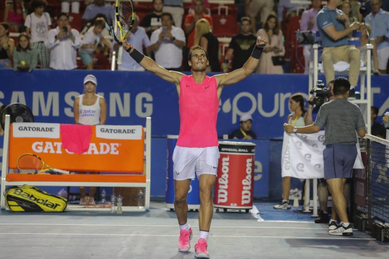 Rafael Nadal avanza a semifinales del Abierto Mexicano
