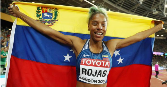 Yulimar Rojas bate récord mundial y conquista oro olímpico