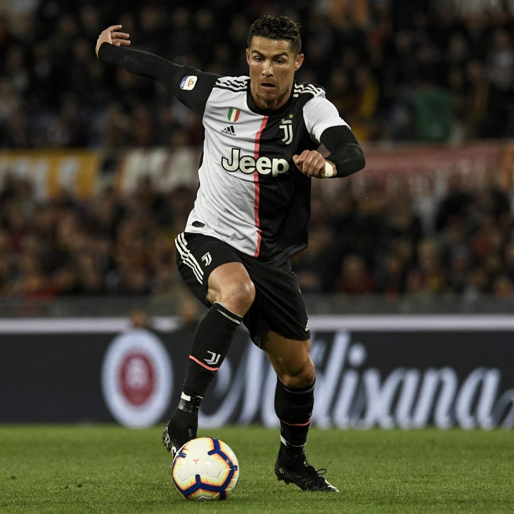 Cristiano Ronaldo jugando para el  Juventus