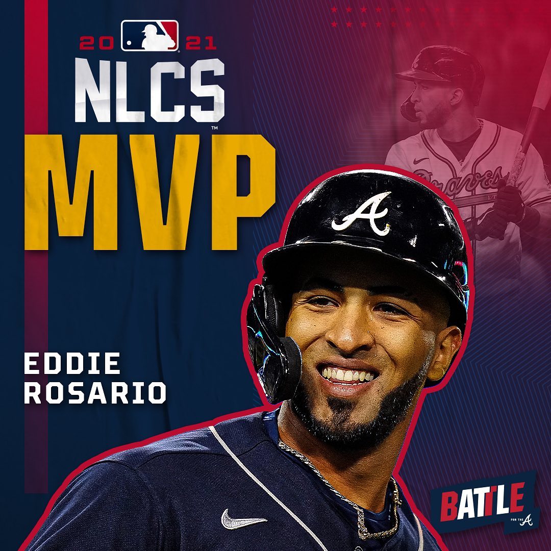 Eddie Rosario 5to jugador en conectar 14 hits en una serie de