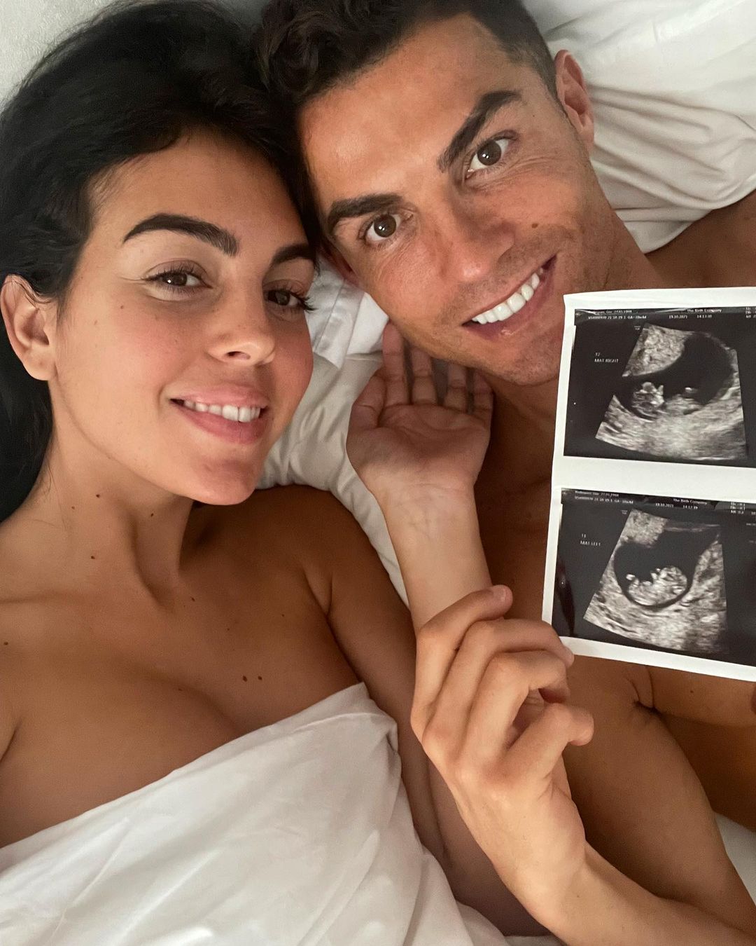 Cristiano Ronaldo y su pareja anuncian que esperan gemelos