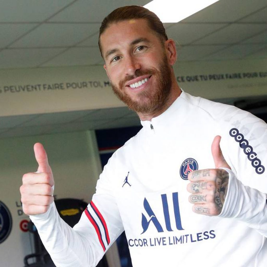 Tras 4 meses sin debutar con el PSG, Ramos vuelve al entrenamiento colectivo 
