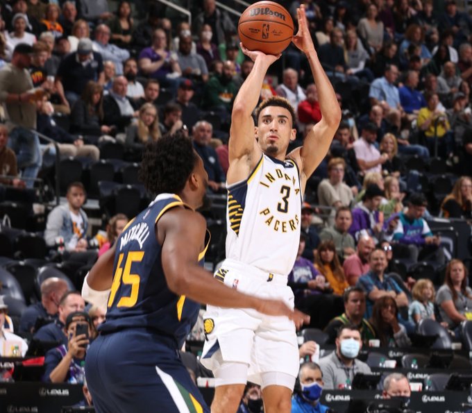 Chris Duarte aporta 11 tantos en el triunfo de los Pacers sobre Utah Jazz