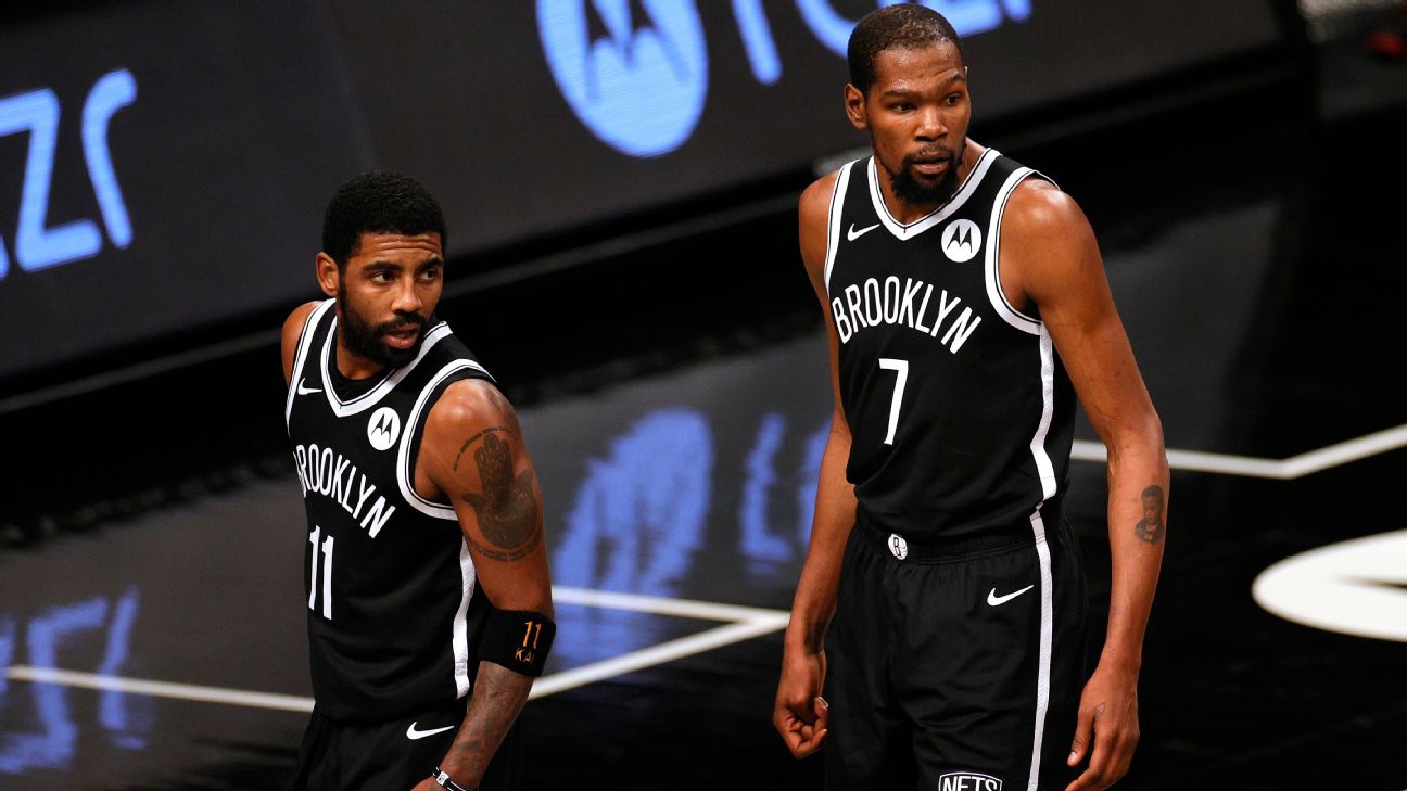 Kyrie y Durant fuera protocolos de la NBA