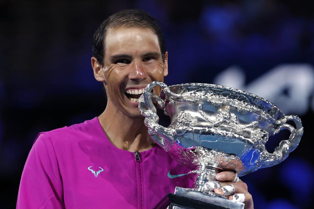 El español de 35 años ahora tiene un título importante más que Roger Federer y Novak Djokovic, sus rivales desde hace mucho tiempo en el llamado Big Three.