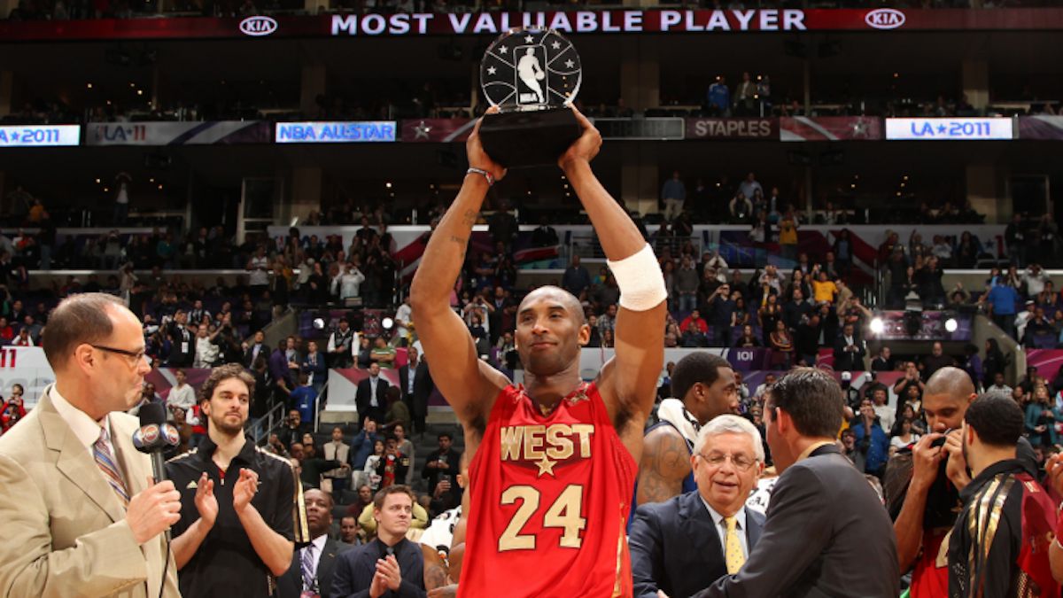 NBA da a conocer trofeo Kobe Bryant para el MVP del All Star Game
