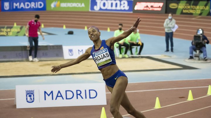 Yulimar Rojas roza su récord mundial de triple con 15,41