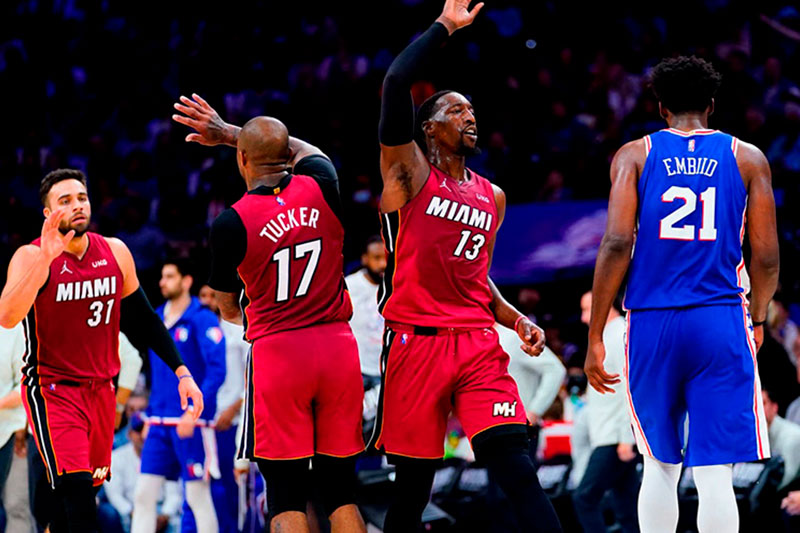 Los Heat jugarán la final del Este tras eliminar a los Sixers de Embiid  