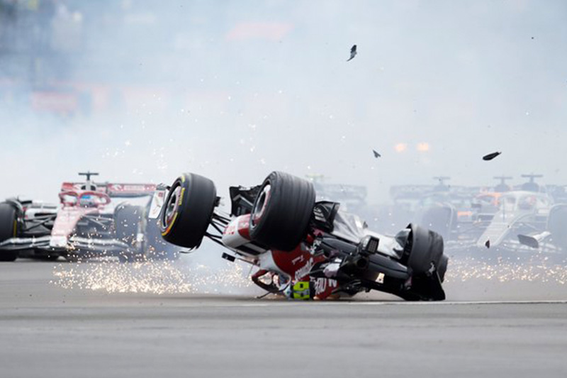 Espeluznante accidente en la Fórmula Uno: el golpe de Guanyu Zhou en Silverstone