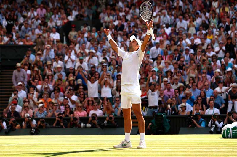 Djokovic gana su 7mo título de Wimbledon; Cerca de igualar a Nadal