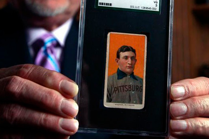 La tarjeta de béisbol de Honus Wagner se vendió por precio récord