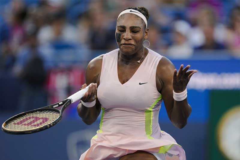 Serena Williams cae ante Raducanu y se despide de Cincinnati