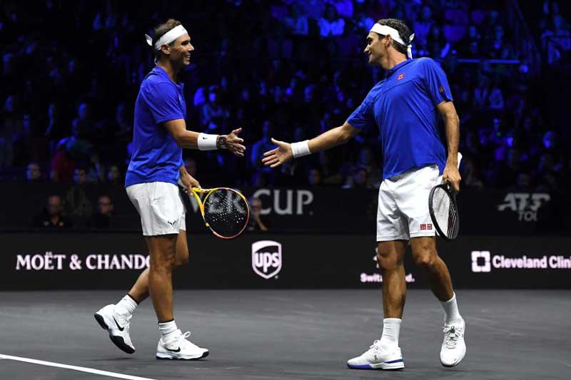 Federer dice que su relación con Nadal es ejemplo que va “más allá” del tenis