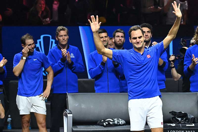 Roger Federer le dice adiós al tenis en un último partido de dobles con Nadal