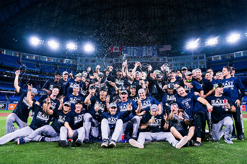 Yankees se coronan campeones del Este de Liga Americana