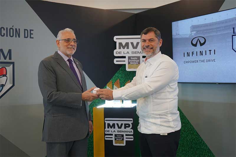 El MVP de la Semana, premio oficial de LIDOM, será premiado