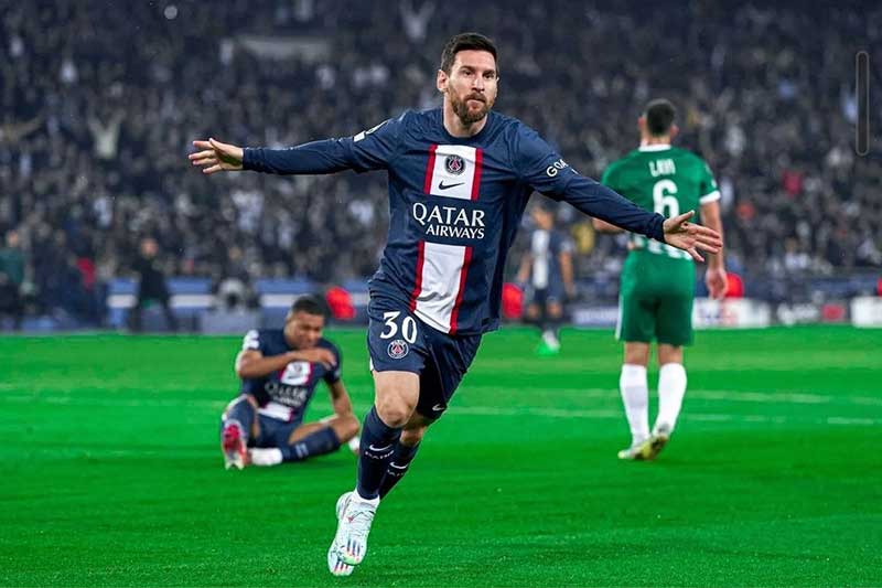 Messi, brillante en Champions en la goleada del PSG y apunta a Qatar